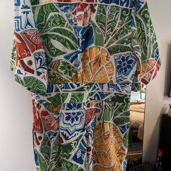 Farm Rio Tropical Jumpsuit SIZE LARGE - Picture 6 of 8